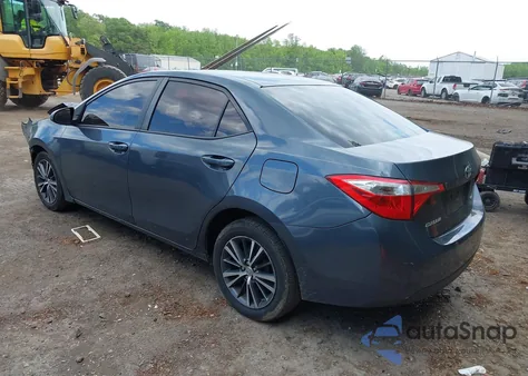2016 Toyota Corolla Le Plus из США, поврежденный, VIN 2T1BURHE3GC563240
